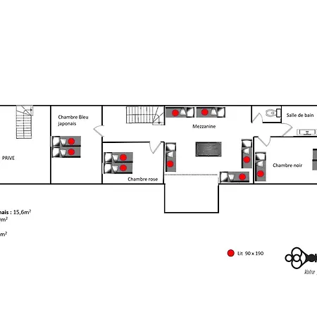 Villa Maison Des Bruyeres 25pers Jacuzzi, Billard Baby *