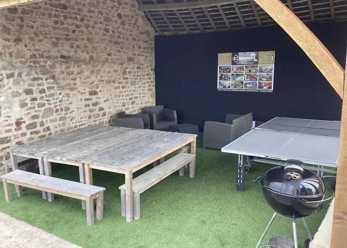 Maison Des Bruyeres 25pers Jacuzzi, Billard Baby בית נופש